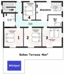 Grundriss des Appartements Grundriss des Appartements