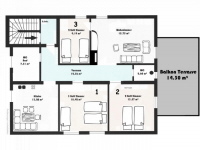 Grundriss des Appartements Grundriss des Appartements